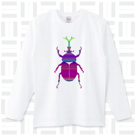 レインボーカブトムシTシャツ