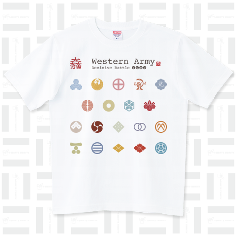 西軍モノグラム ハイグレードTシャツ(6.2オンス)