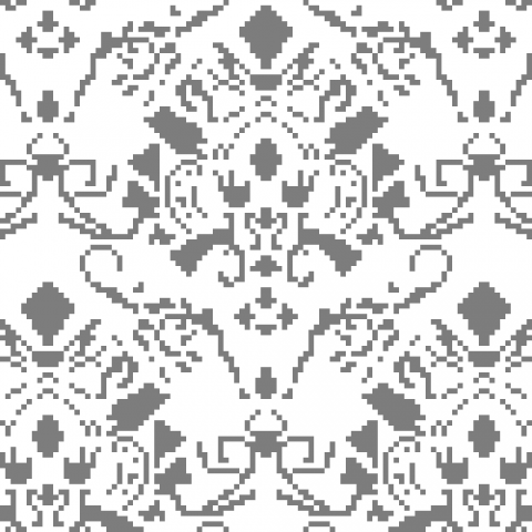 8-bit damask