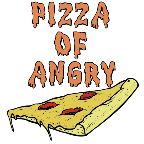 Pizza of angry