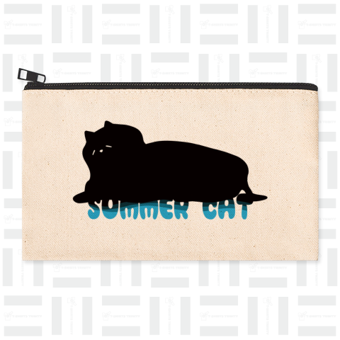 SUMMER CAT【大きさや位置などカスタマイズできます】