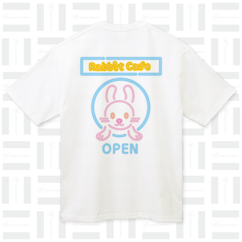 RabbitCafe・ネオンサイン / バックプリント