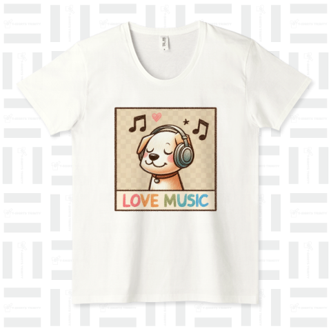 音楽好きの犬