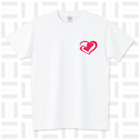 duplicate heart 01 スタンダードTシャツ(5.6オンス)