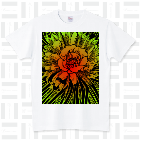 flower 001 スタンダードTシャツ(5.6オンス)