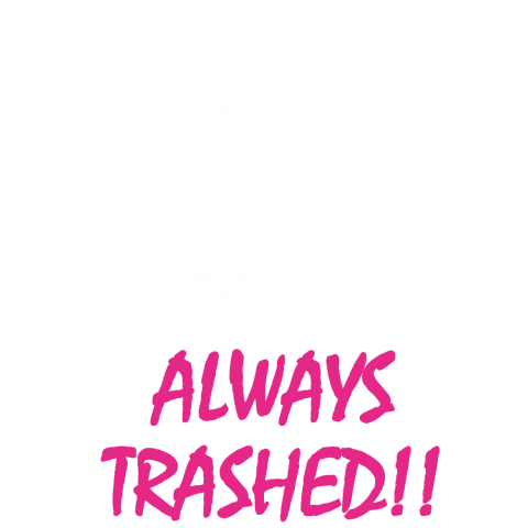 TRASHED!ピンク系・濃色地用