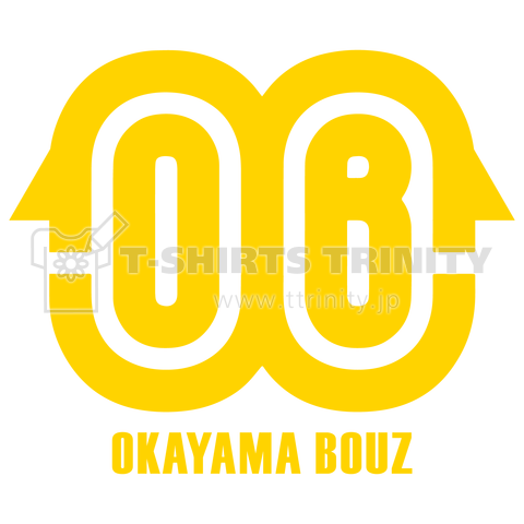 OKAYAMA BOUZ 黄ロゴ