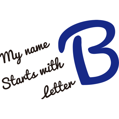 MY name starts with letter B