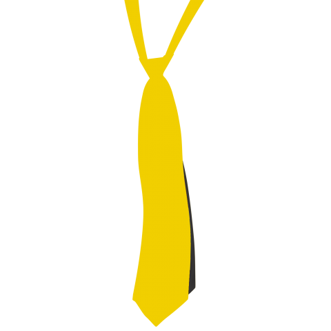 幸せの黄色いネクタイ デザインtシャツ通販 Tシャツトリニティ