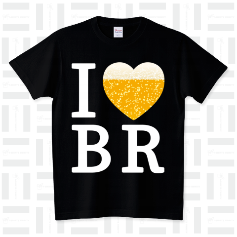 I♥BEER-316 スタンダードTシャツ(5.6オンス)