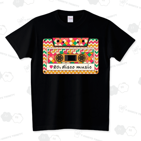 ♥80S Disco スタンダードTシャツ(5.6オンス)