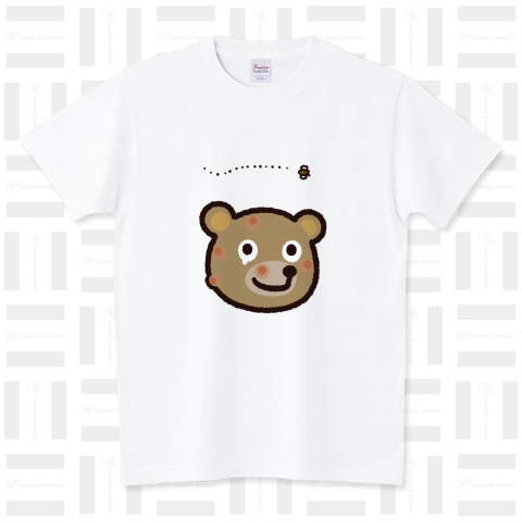 sad bear 蜂と仲良し スタンダードTシャツ(5.6オンス)