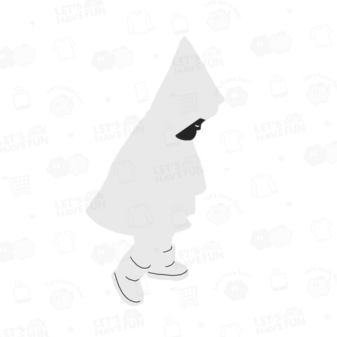 レインコートをきるおかっぱ