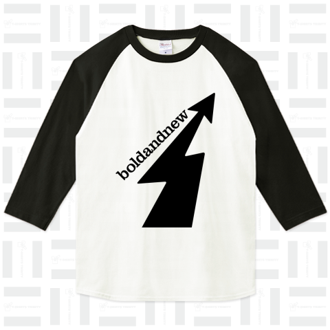 boldandnew_brand logo ベースボールTシャツ(5.6オンス)