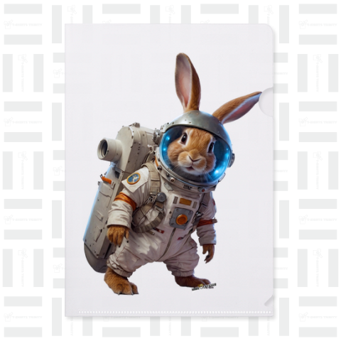 宇宙飛行士のウサギ