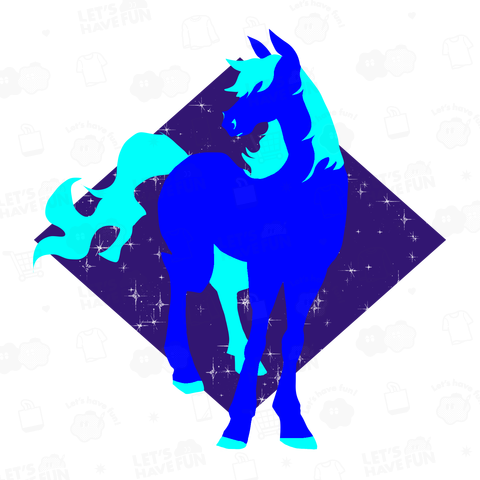 馬と星