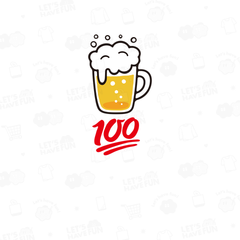 ビールは100点! ロゴ小