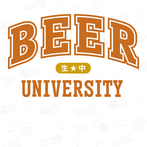 BEER UNIVERSITY ビール大学 オレンジ