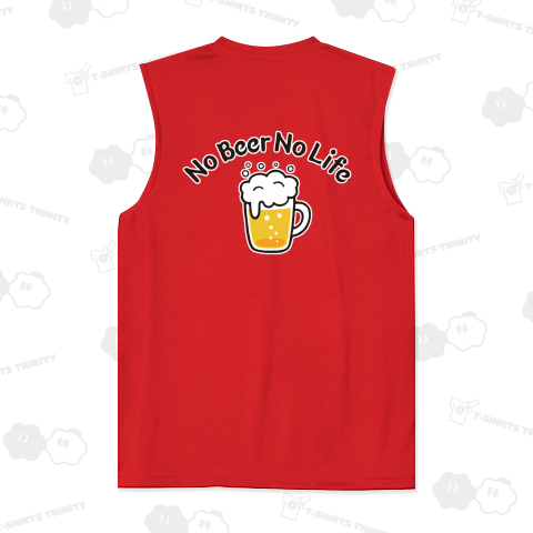 NO BEER NO LIFE バックプリント