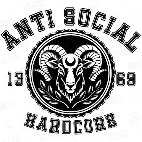 ANTI SOCIAL✕HARD CORE