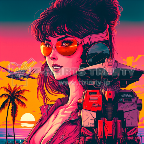Robo-Girl in Miami