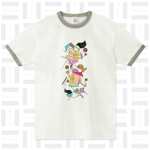 Karisome Dance  COLOR リンガーTシャツ(6.2オンス)