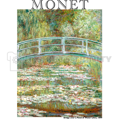 クロード・モネ 睡蓮の池に架かる橋 Claude Monet / Bridge over a Pond of Water Lilies