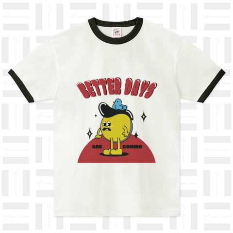 Better Days are coming リンガーTシャツ(6.2オンス)