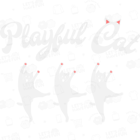 【Playful Cat】ホワイト