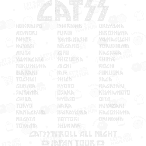 【CATSS】② JAPAN TOUR/ホワイト