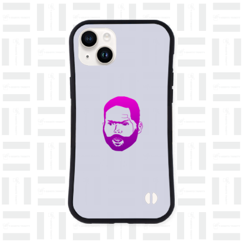 Beard Man Purple グラデ