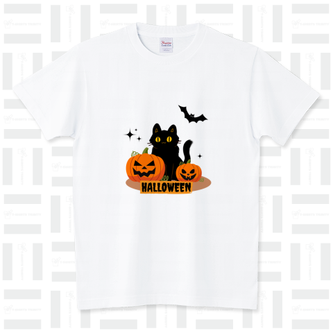 ハロウィンキャット スタンダードTシャツ(5.6オンス)