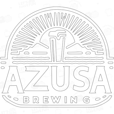 AZUSA BREWING 白ロゴ