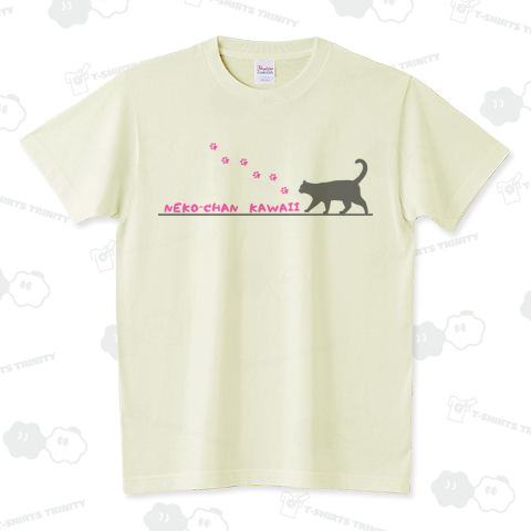 NEKO-CHAN KAWAII ねこちゃんかわいい スタンダードTシャツ(5.6オンス)