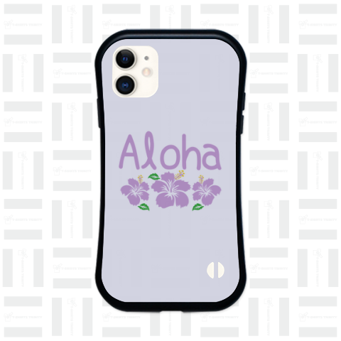 <カスタマイズOK>Aloha hibiscus アロハ ハイビスカス purple 紫