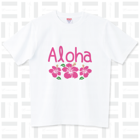 <カスタマイズOK>Aloha hibiscus アロハ ハイビスカス pink ピンク