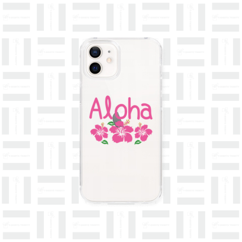 <カスタマイズOK>Aloha hibiscus アロハ ハイビスカス pink ピンク