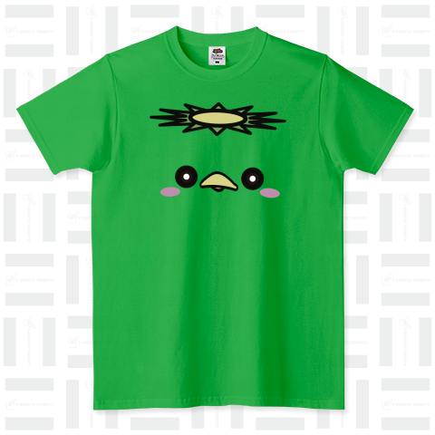 お目々ぱっちり カッパくん 輪郭無し FRUIT OF THE LOOM Tシャツ(4.8オンス)