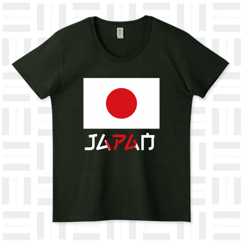 日本人にだけ読めないフォントで作った日本国旗