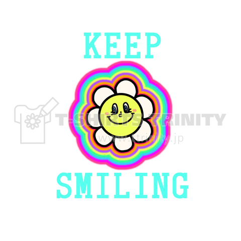 KEEP SMILINGフラワー