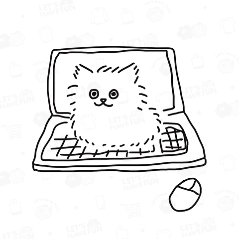 ふわふわ子猫PCは布団