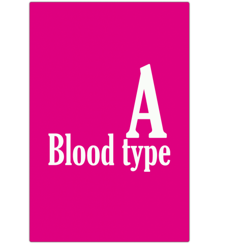 Blood type 血液型