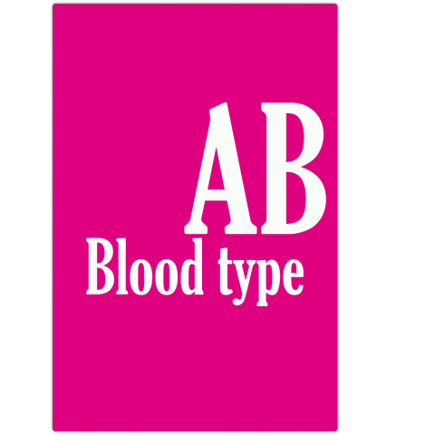 Blood type 血液型