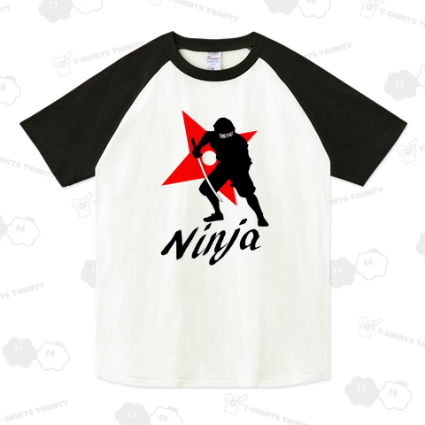 Ninja ラグランTシャツ(5.6オンス)