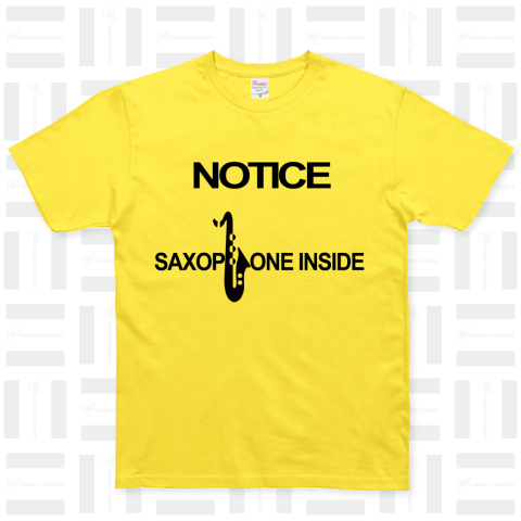NOTICE SAXOPHONE INSIDE