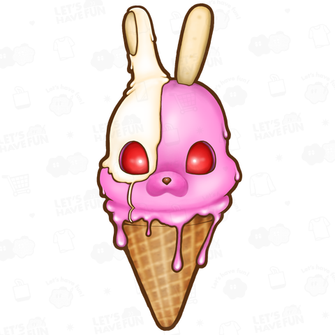 ウサギちゃんアイスクリーム