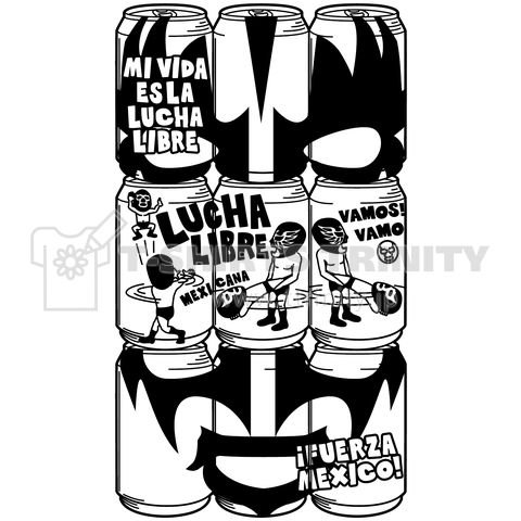 CANNED LUCHA dos.mono