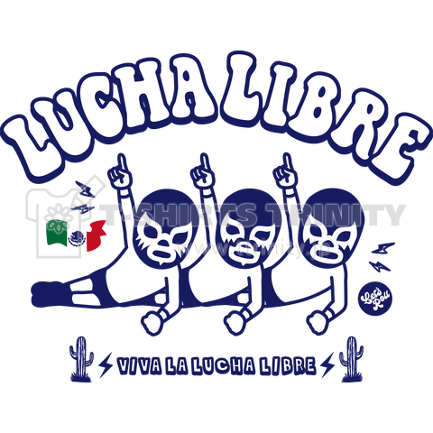 (バックプリント)viva la lucha libre#16