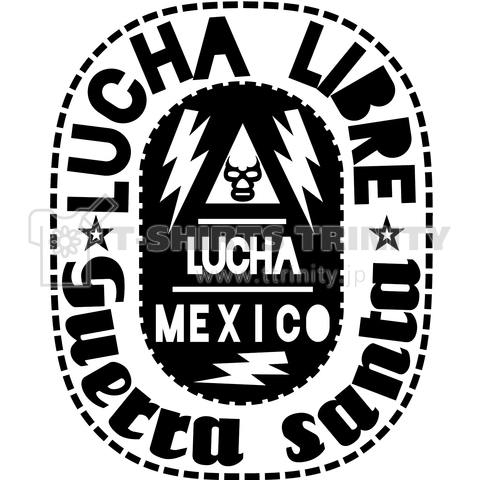 (バックプリント)LUCHA-MEXICO uno
