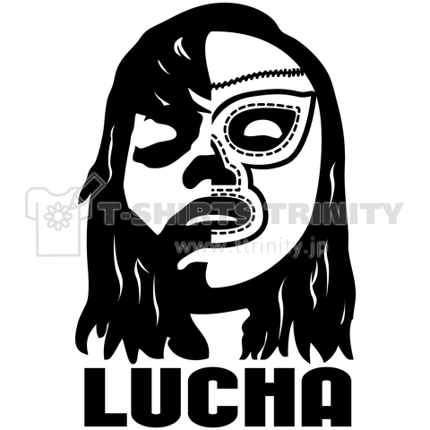 (バックプリント)luchadora